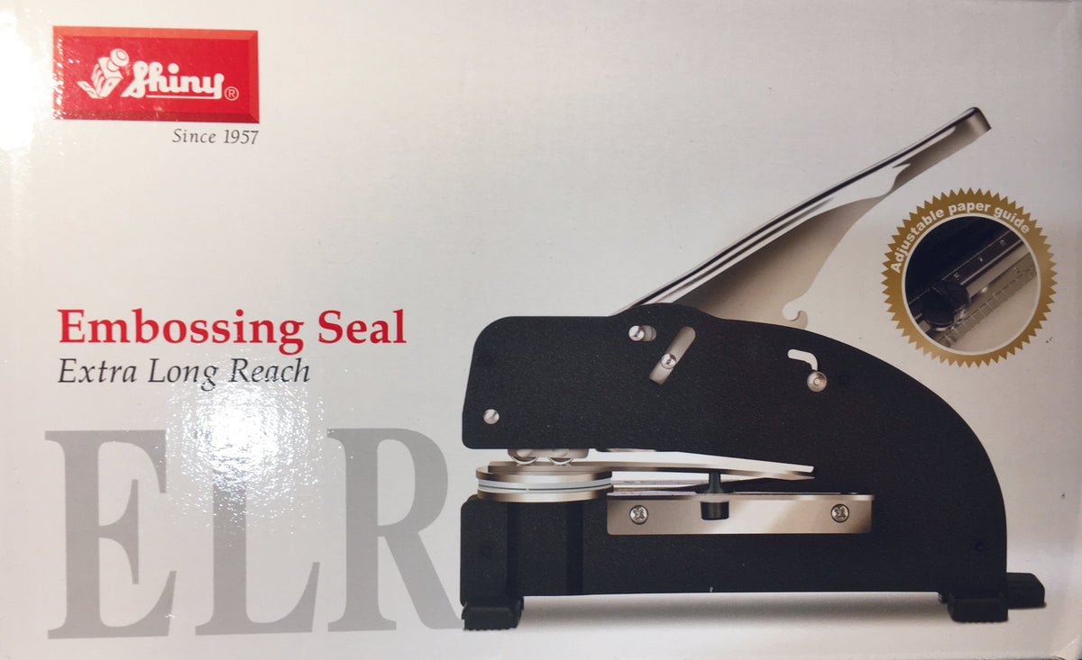 SHINY E.L.R. Embossing Seal Press New Model with 50 mm Diameter holder – C  G Roeszler Engraving