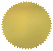 Notarial Seal self adhesive stickers with serrated edges, available in Red, Gold & Silver,