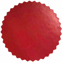 Notarial Seal self adhesive stickers with serrated edges, available in Red, Gold & Silver,