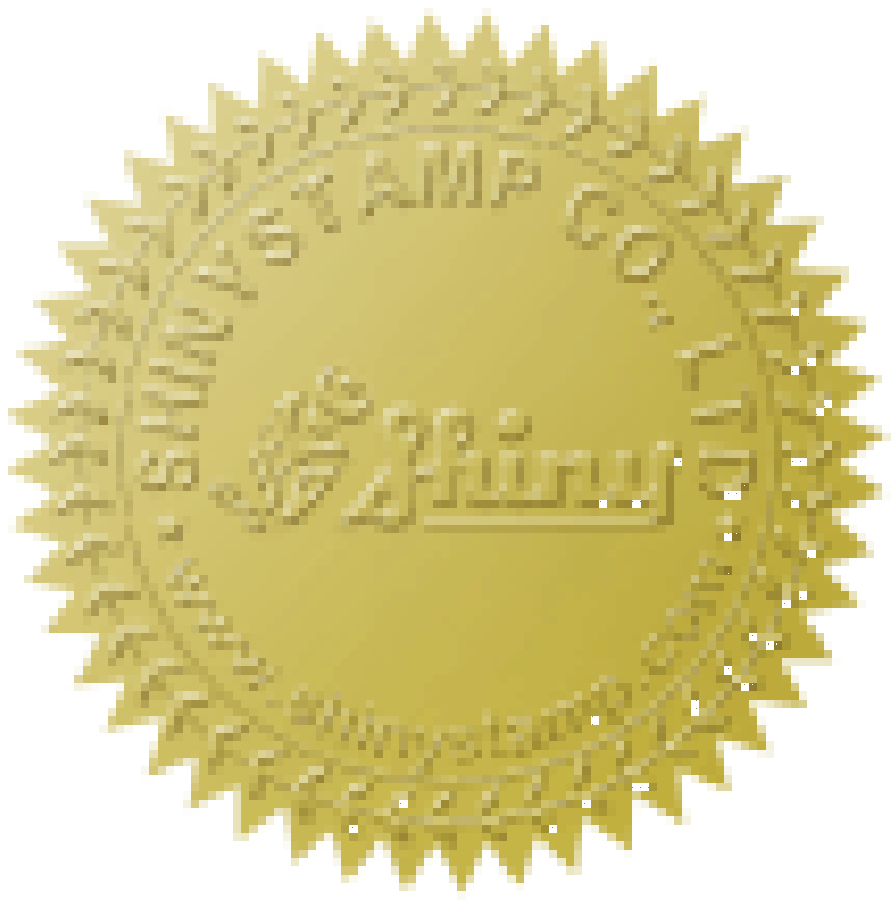 Gold Notary Labels Avery® Printable Gold Foil Notarial Seals